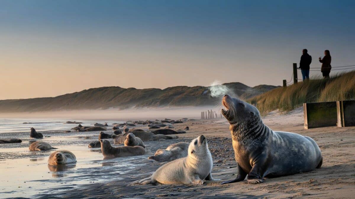 The mystery of the 'singing' seals on the Norfolk coast explained