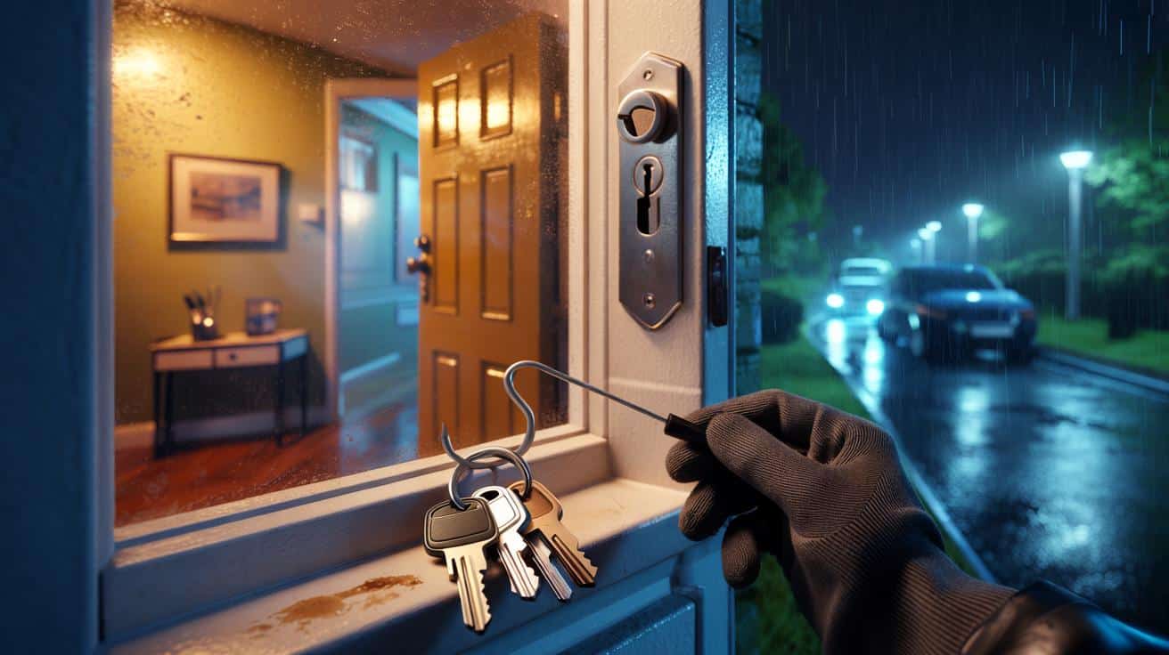 The 'scary' reason you should never leave your keys in the back of the door