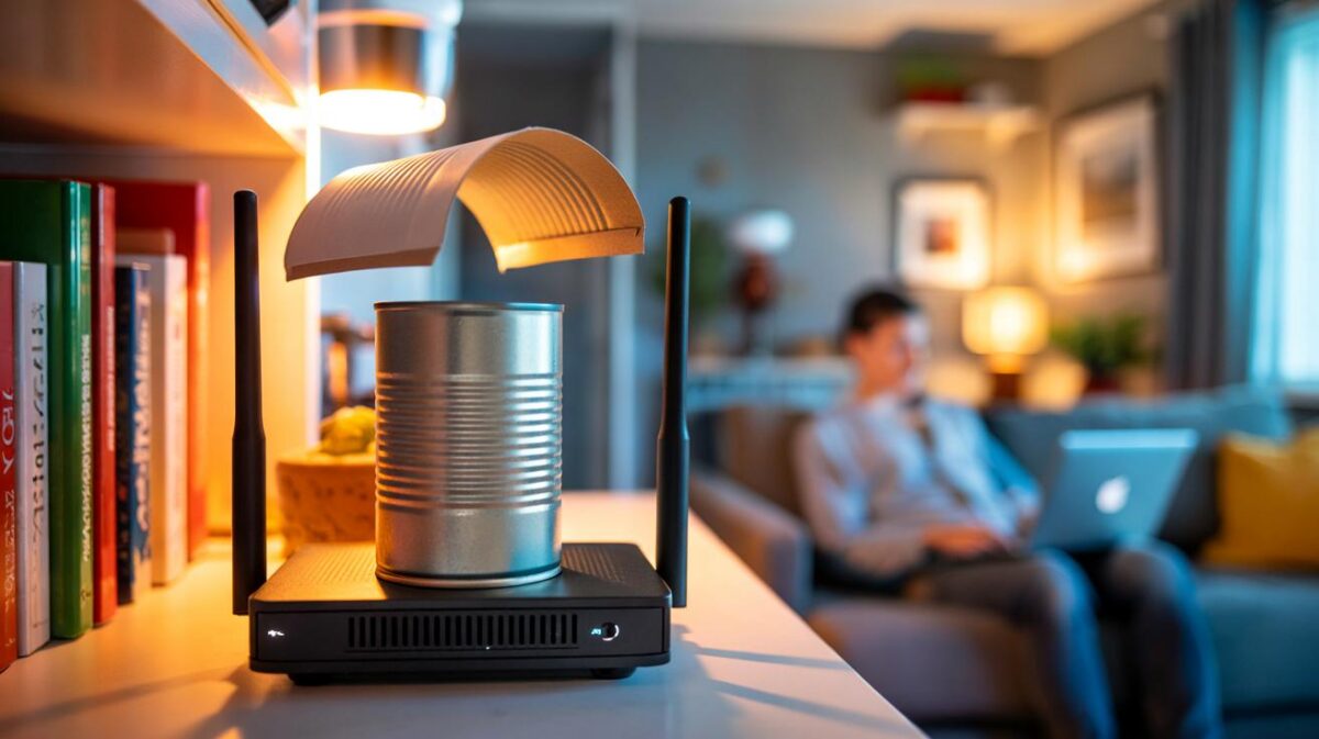 The simple trick to speed up your home Wi-Fi using a drinks can